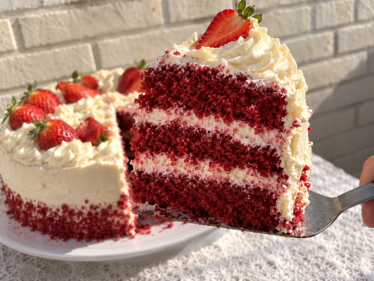 Fatia de red velvet